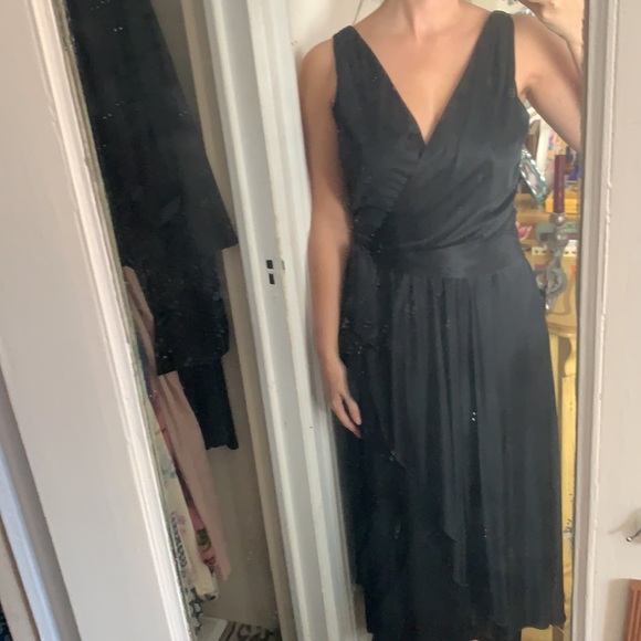 VINTAGE BETSEY JOHNSON BLACK DRESS NWT SIZE M - Picture 7 of 8